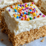 Graham crackers, frosting, no-bake dessert, easy bars, quick dessert, sweet treat, snack