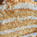 coconut cake, layer cake, cream cheese frosting, coconut dessert, coconut lovers cake, easy coconut cake recipe