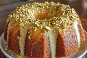 Honey Pistachio Cake, Ricotta Cake, Bundt Cake, Pistachio Dessert, Honey Cake, Creamy Cake, Italian Cake