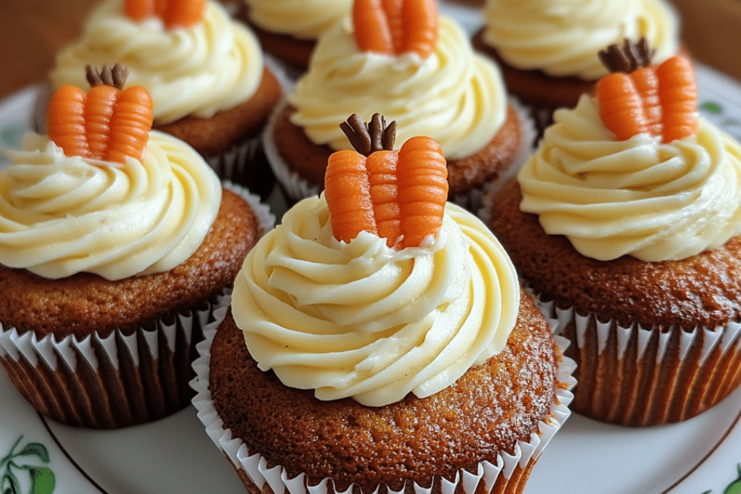 carrot cupcakes, carrot cake cupcakes, cream cheese frosting, spiced cupcakes, homemade cupcakes, Easter cupcakes, fall desserts