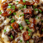 poutine, maple glazed bacon, cheeseburger, comfort food, fries, cheese sauce, bacon poutine