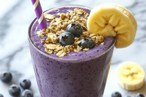 Blueberry Smoothie, Banana Smoothie, Healthy Smoothie, Protein Smoothie, Greek Yogurt Smoothie, Quick Breakfast, Vegan Smoothie, Antioxidant Smoothie