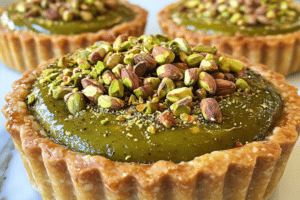 Pistachio Tart, Pistachio Dessert, Tartlet, Quick Dessert, Nutty Tart