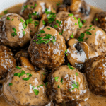 Keto Meatballs, Beef Stroganoff, Low-Carb Meatballs, Keto Beef, Stroganoff Meatballs, Healthy Meatballs