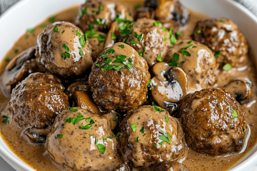 Keto Meatballs, Beef Stroganoff, Low-Carb Meatballs, Keto Beef, Stroganoff Meatballs, Healthy Meatballs