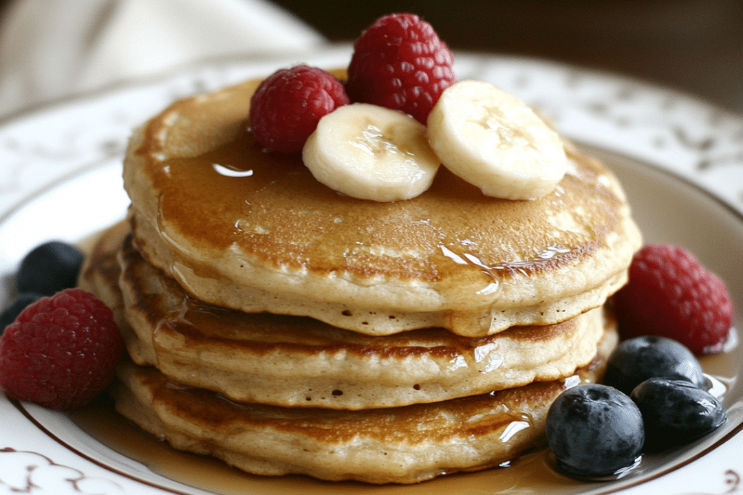 vegan pancakes, dairy-free, breakfast, fluffy pancakes, plant-based, easy pancakes