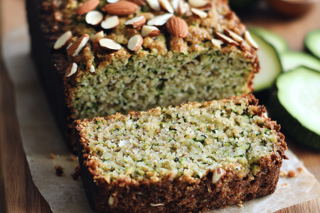 zucchini loaf, almond meal, healthy loaf, cinnamon zucchini bread, veggie loaf, moist loaf, easy zucchini bread