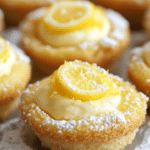 lemon cookie cups, zesty cookies, lemon desserts, mini cookies, citrus desserts