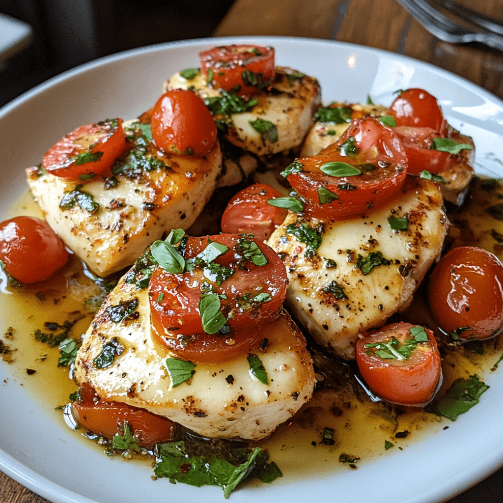 Chicken caprese, chicken with mozzarella, Caprese, balsamic chicken, healthy chicken recipe