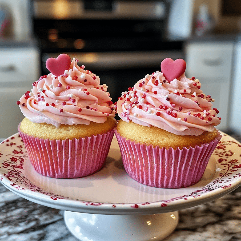 cupcakes, chocolate cupcakes, pink frosting, Valentine’s treats, homemade cupcakes, romantic dessert