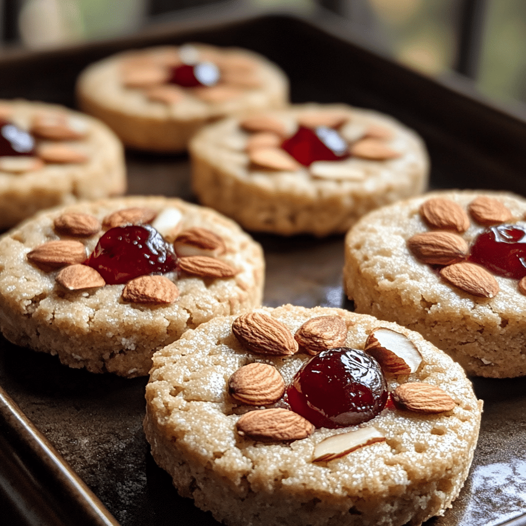 Italian Cherry Almond Cookies, cherry almond cookies, dairy-free cookies, gluten-free cookies, Italian cookies, almond flour cookies, cherry dessert