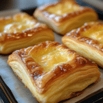 Cream Cheese Danish, Puff Pastry, Easy Danish, Breakfast Pastry, Danish Icing