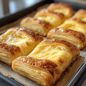 Cream Cheese Danish, Puff Pastry, Easy Danish, Breakfast Pastry, Danish Icing