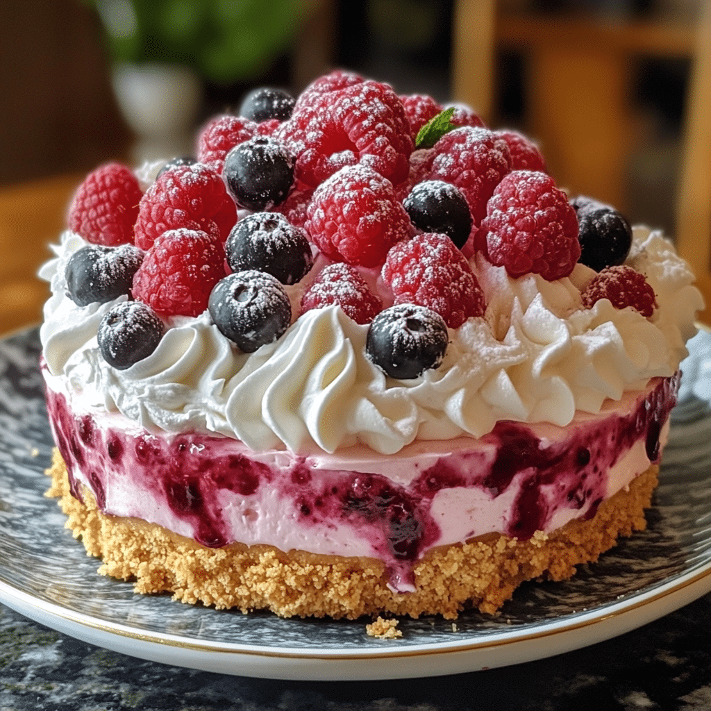 Berry Cheesecake, No-Bake Cheesecake, Berry Cheesecake, Easy Cheesecake, Gluten-Free Dessert, Summer Dessert, No-Bake Dessert, Lactose-Free Cheesecake