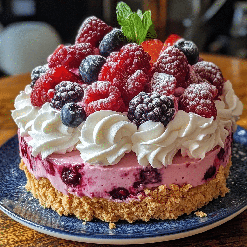 Berry Cheesecake, No-Bake Cheesecake, Berry Cheesecake, Easy Cheesecake, Gluten-Free Dessert, Summer Dessert, No-Bake Dessert, Lactose-Free Cheesecake