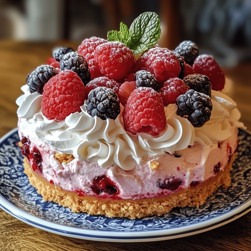 Berry Cheesecake, No-Bake Cheesecake, Berry Cheesecake, Easy Cheesecake, Gluten-Free Dessert, Summer Dessert, No-Bake Dessert, Lactose-Free Cheesecake