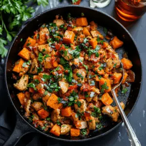 Turkey Sweet Potato Skillet